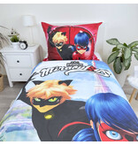 Miraculous Duvet cover, Cat Noir - 140 x 200 + 70 x 90 cm - Cotton