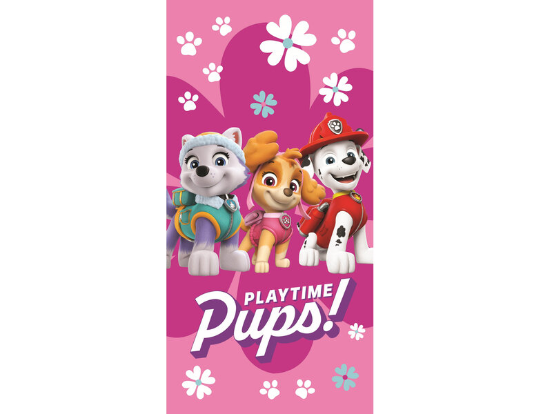 PAW Patrol Serviette de plage, Playtime - 70 x 140 cm - Coton