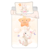 Sweet Home BABY Bettbezug, Bunny – 135 x 100 cm – Baumwolle