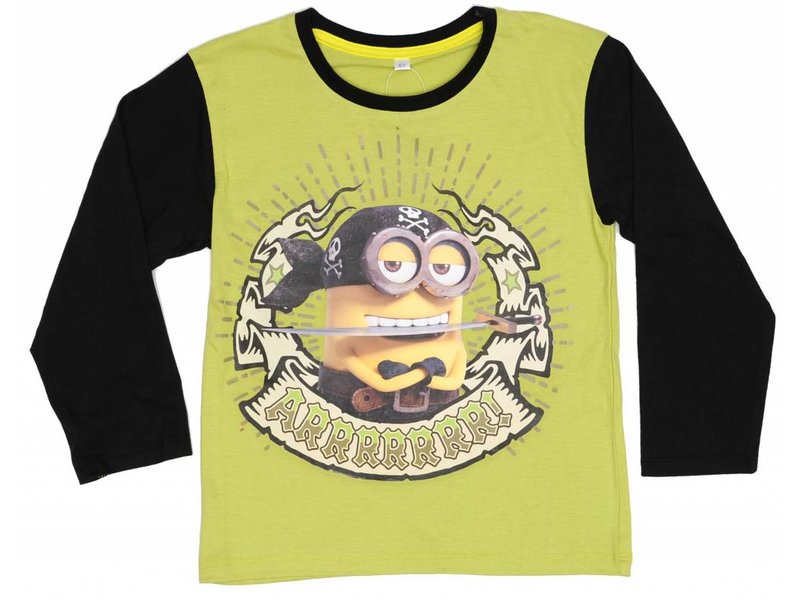 Minions - Shirt boys long sleeve - eight years - Green