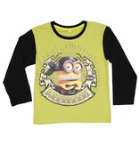 Minions Shirt boys lange mouw green 6 jaar