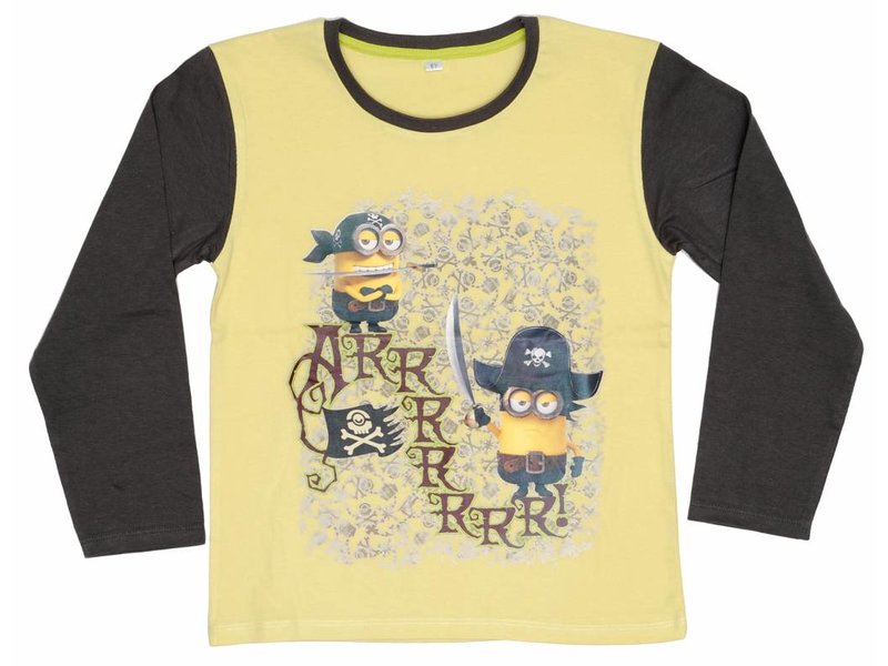 Minions Army - Shirt boys lange mouw - 8 jaar