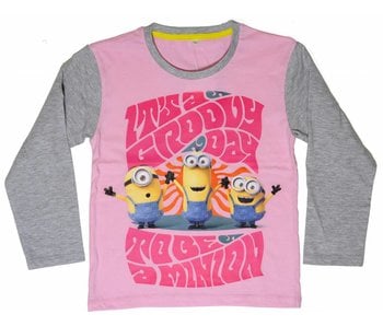 Minions Shirt girls 8 jaar Groovy