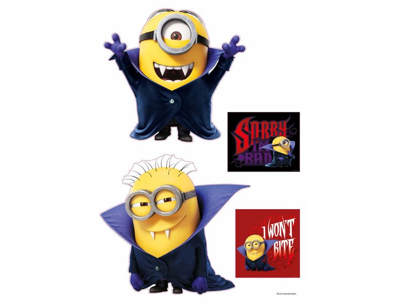 Minions Muursticker Dracula