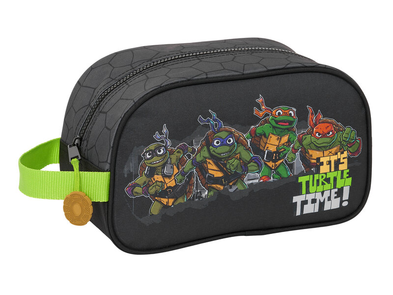 The Teenage Mutant Ninja Turtles Kulturbeutel, Turtle Time – 26 x 15 x 12,5 cm – Polyester
