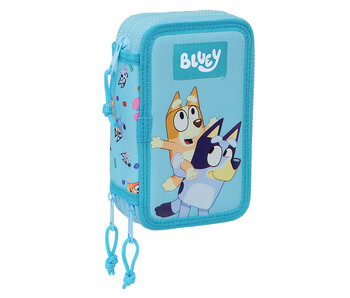 Bluey Gefülltes Federmäppchen Fun (36 Stück) 19,5 x 12,5 cm Polyester