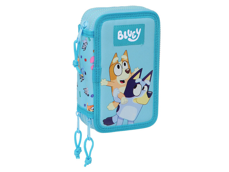 Bluey Trousse remplie, Fun - 36 pièces - 19,5 x 12,5 x 5,5 cm - Polyester