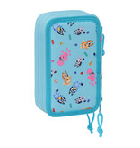 Bluey Filled Pencil Case, Fun - 36 pieces - 19.5 x 12.5 x 5.5 cm - Polyester