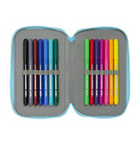 Bluey Filled Pencil Case, Fun - 36 pieces - 19.5 x 12.5 x 5.5 cm - Polyester