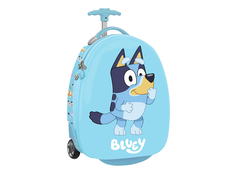 Bluey Chariot pour enfants, Fun - 43 x 28 x 23 cm - 27,7 litres - Valise rigide en ABS