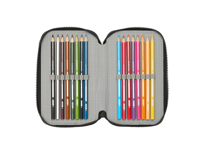 The Teenage Mutant Ninja Turtles Gevuld Etui, Turtle Time - 36 stuks - 19,5 x 12,5 x 5,5 cm - Polyester