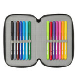 The Teenage Mutant Ninja Turtles Trousse remplie, Turtle Time - 36 pièces - 19,5 x 12,5 x 5,5 cm - Polyester