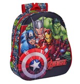 Marvel Avengers Rucksack, 3D-Held – 33 x 27 x 10 cm – Polyester