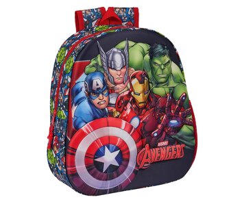 Marvel Avengers Rucksack 3D Hero 33 x 27 cm Polyester