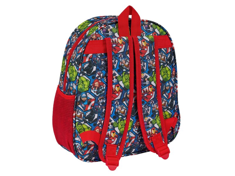 Marvel Avengers Backpack, 3D Hero - 33 x 27 x 10 cm - Polyester