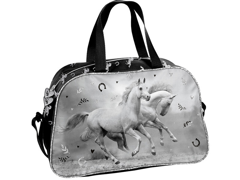 PASO Shoulder bag, Horses - 40 x 25 x 15 cm - Polyester