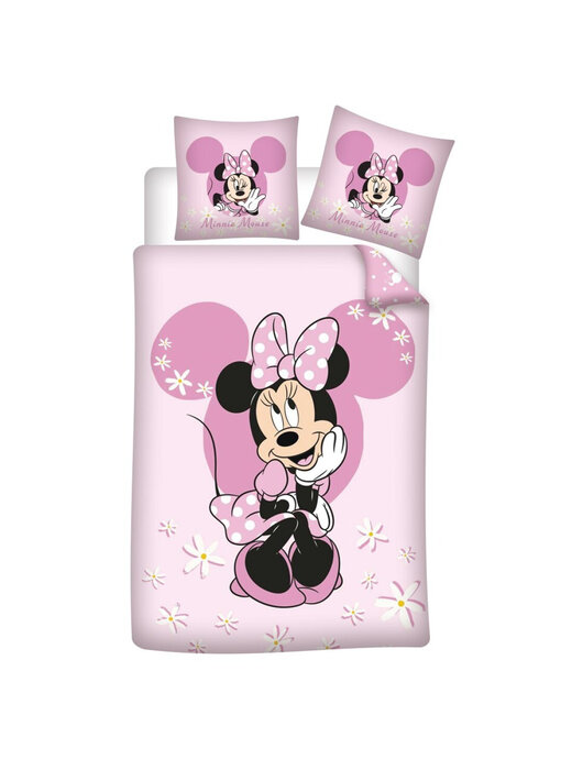 Disney Minnie Mouse housse de couette - 140 x 200 cm / 65 x 65 cm - Polycoton