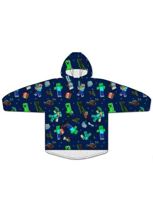 Minecraft Hoodie Fleece deken Creepers Kind  (7 - 14 jaar) Polyester