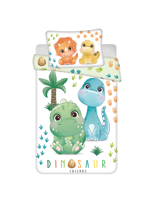 Sweet Home BABY Duvet cover, Dino 135 x 100 + 40 x 60 cm Cotton