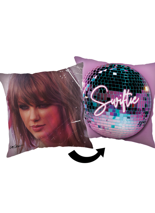 Taylor Swift Coussin décoratif Swiftie 40 x 40 cm Polyester