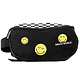 Sac banane Smiley Black and White 24 x 13 cm Polyester