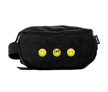 BeUniq Hip bag Smiley 24 x 13 cm Polyester