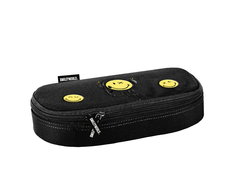 PASO Pencil case Smiley - 24 x 11 x 5 cm - Polyester