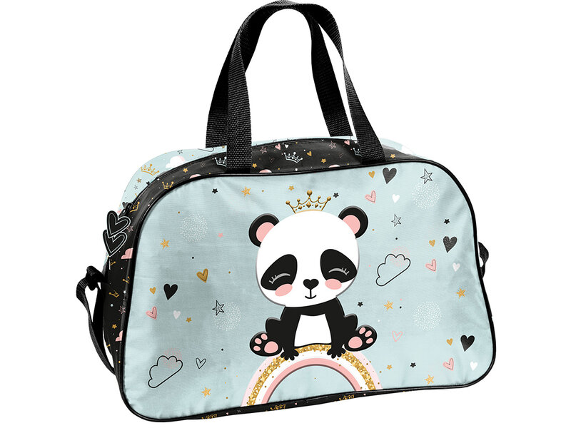 PASO Sac bandoulière Panda - 40 x 25 x 15 cm - Polyester