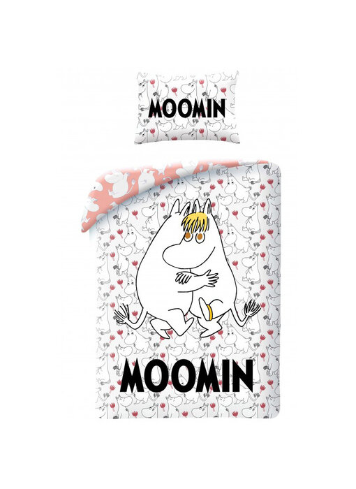Moomin Duvet cover Trollvinter 140 x 200 cm + 50 x 70 cm Cotton