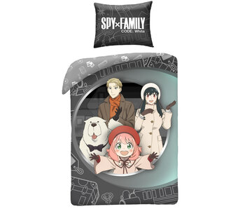 Spy X Family Housse de couette Loid Forger 140 x 200 cm + 70 x 90 cm Coton