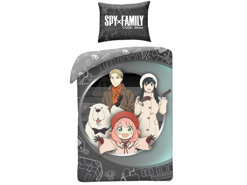 Spy X Family Dekbedovertrek, Loid Forger - 140 x 200 cm + 70 x 90 cm - Katoen