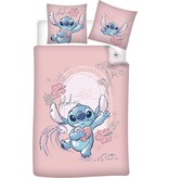 Disney Lilo & Stitch Dekbedovertrek Heart - Eenpersoons - 140 x 200 - Katoen