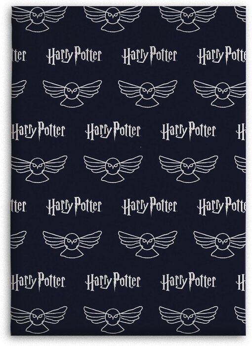 Harry Potter Fleecedecke Eule 180 x 200 cm Polyester