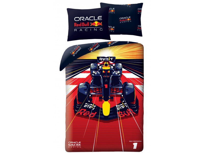 Red Bull Racing Housse de couette - 1 personne - 140 x 200 cm / 70 x 90 cm - Coton