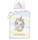 Unicorn BABY Duvet cover, Have a Magical Day - 100 x 135 cm + 60 x 40 cm - Cotton Unicorn BABY Duvet cover, Have a Magical Day - 100 x 135 cm + 60 x 40 cm - Cotton