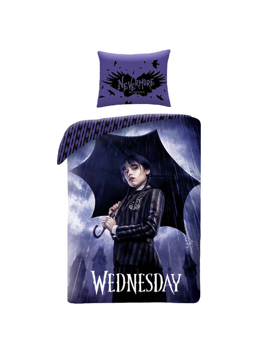 Wednesday Duvet cover Dark Forces 140 x 200 cm + 70 x 90 cm Cotton