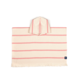Torres Novas 1845 Textiel Peuterponcho / badcape, Boa Nova Roze - 2 tot 4 jaar - Katoen