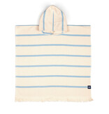 Torres Novas 1845 Textiel Kinderponcho / Badeumhang, Boa Nova Blue – 5 – 10 Jahre – Baumwolle