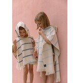 Torres Novas 1845 Kleinkinder-Poncho / Badeumhang, Boa Nova Blue - 2 bis 4 Jahre - Baumwolle