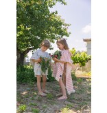 Torres Novas 1845 Kleinkinder-Poncho / Badeumhang, Boa Nova Blue - 2 bis 4 Jahre - Baumwolle