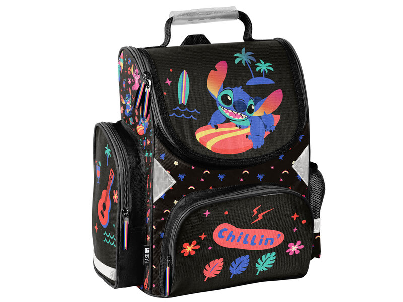 Disney Lilo & Stitch Ergonomic Backpack, Chillin' - 34 x 28 x 16 cm - Polyester