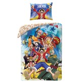 One Piece Bettbezug Pirat - 140 x 200 + 70 x 90 cm - Polyester