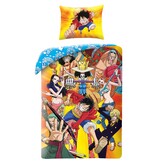 One Piece Dekbedovertrek, Grand Line - 140 x 200 + 70 x 90 cm - Polyester