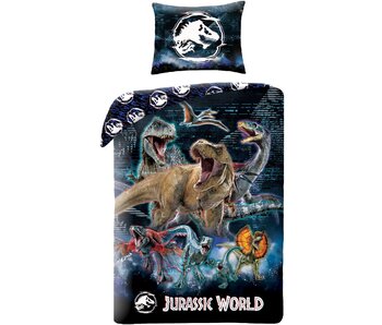 Jurassic World Housse de couette Nubar 140 x 200 cm + 70 x 90 cm Polyester