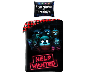 Five Nights at Freddy's Bettbezug Help Wanted 140 x 200 cm + 70 x 90 cm Polyester