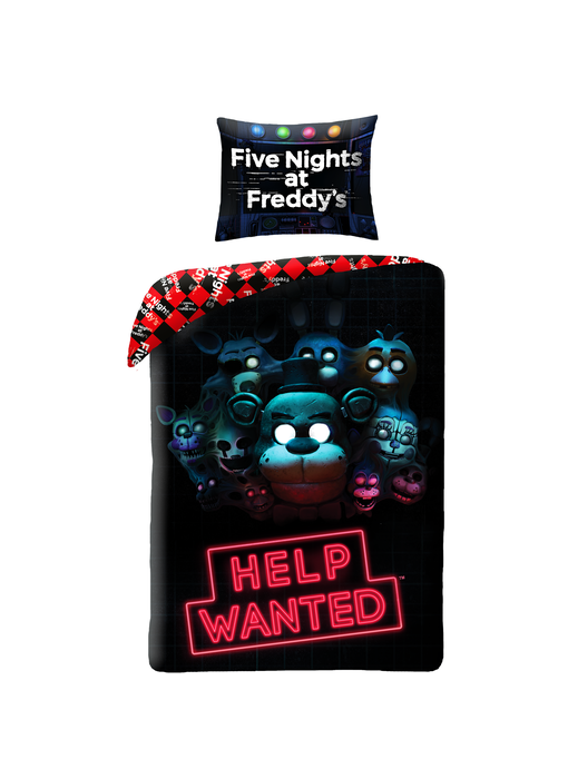 Five Nights at Freddy's Bettbezug Help Wanted 140 x 200 cm + 70 x 90 cm Polyester