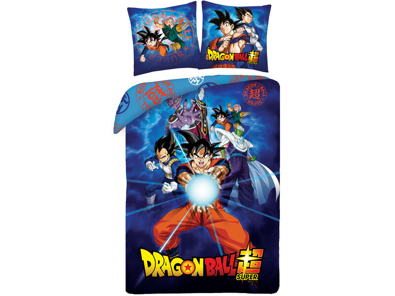 Dragon Ball Z Housse de couette, Beerus - 140 x 200 + 70 x 90 cm - Polyester