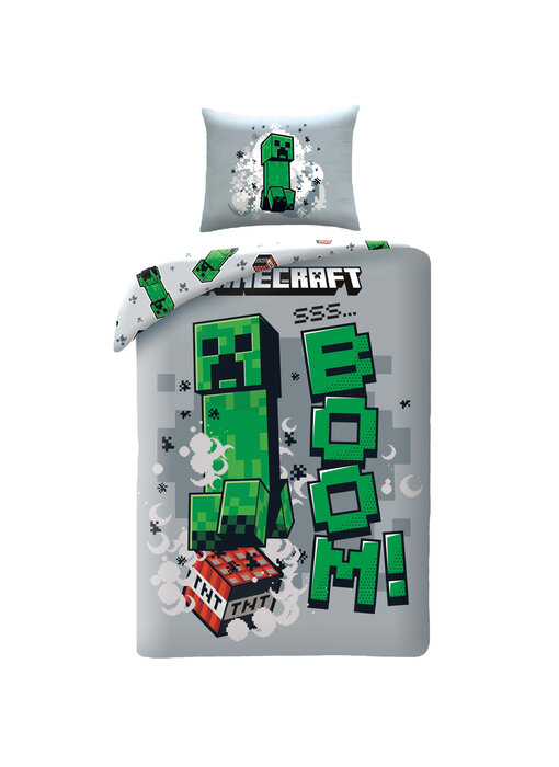 Minecraft Housse de couette Boom! 140 x 200 cm + 70 x 90 cm Polyester