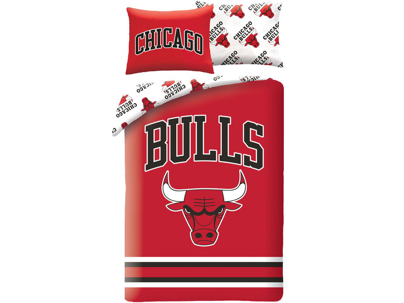 Chicago Bulls Bettbezug, Logo – 140 x 200 + 70 x 90 cm – Polyester