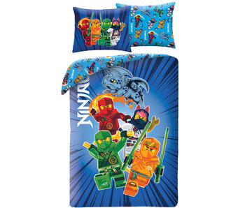 Lego Duvet cover Mini Fig 140 x 200 cm + 70 x 90 cm Polyester